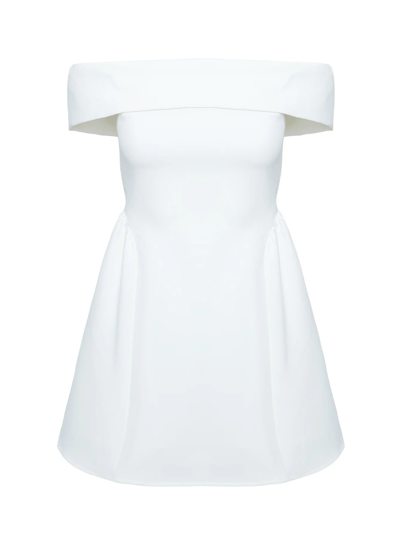 Main Character Strapless Mini Dress White