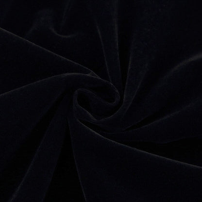 Square Collar Black Bubble Sleeve Long Sleeve Velvet Dress