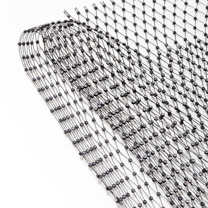 Handmade Rhinestone Fishnet See Through Mesh Cover Up Dress