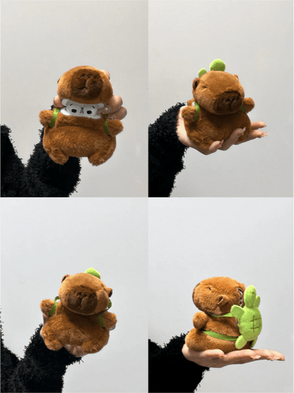 Kawaii Plush Capybara AirPods Earphone Case